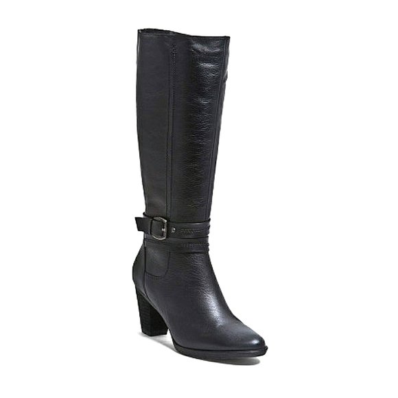 Naturalizer Blondo Ophelia Wide Calf Waterproof Black Leather Boots Women's 9W🌴 - Picture 2 of 8